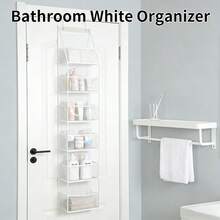 4/6-Grid Foldable Hanging Storage Bag, Can Store Clothes, Snacks, Toys And More. Comes With 2 Hooks, Conveniently Hang On Walls, Cabinets And Doors. This Multi-Functional Wall-Mounted Storage Bag Is A Dorm Essential, Fashionable Room Decor, Perfect For Saving Closet Space - Multicolor - View 8