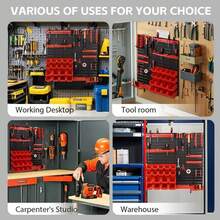 Garage Tool Storage Racks - Black - View 6