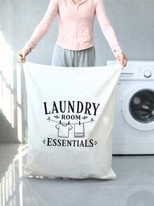 Large Capacity Drawstring Laundry Bag (Multiple Patterns) - Durable And Sturdy, Suitable For Travel, Dorm, School And Home Storage. Extra Large Washing Machine Pattern Laundry Bag, Reinforced Drawstring Design, Machine Washable, Ideal For Travel Clothing Storage, Closet Organization And Bedroom Storage. - Multicolor - View 14
