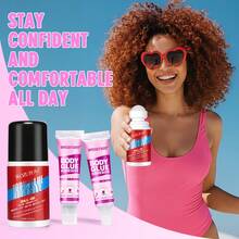 Goiple WOZUTUNT Body Glue Adhesive Set: Roll-On & Tube, Water-Washable, Sweat-Resistant, Skin-Friendly – Secure Hold For Clothes, Skin, Nails, Body Tape For Fashion, Wig, Activewear & Daily Styling - 3pcs - 查看 10