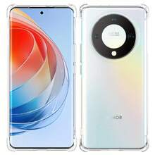 Honor Magic 5 Lite 5G / Honor X9A 手機殼，強化護角相機保護，透明防震薄款柔軟 TPU 手機殼 - 無色 - 查看 5