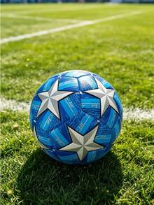 1pc Size 5 Standard Football, Indoor/Outdoor Universal, Match/Training Ball, Gift Inflatable PU Leather Multi-Color Team Sports Soccer Ball (Soccer Ball Shipped Deflated) - Multicolor - View 10