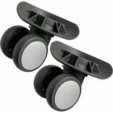 Luggage Wheels 2 Pack Heavy-Duty Suitcase Wheels With 4 Screw Holes, 360 Smooth Rolling Spinner Casters Luggage Repair(FW051) - Fw051 - View 8