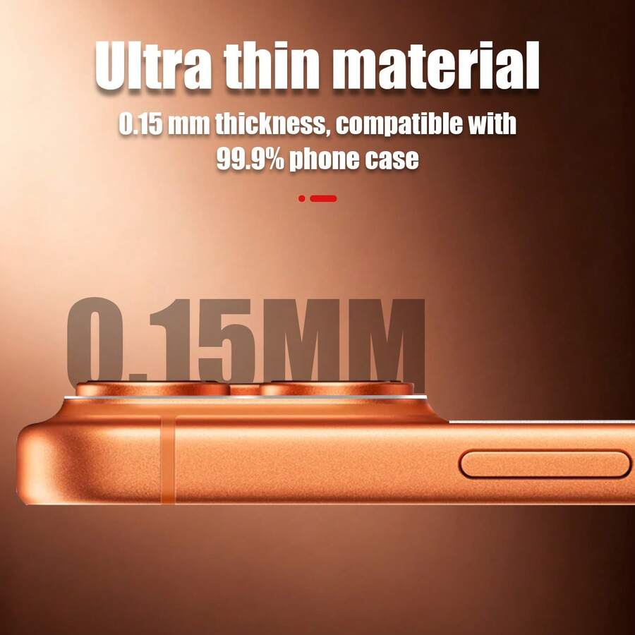 (3 Protectores de Lente Mate + 3 Películas Traseras Mate) 6-En-1, Adecuado para la Serie 17 Pro/17 Pro Max, Película Inferior Mate y Película Trasera Mate, Anti-Huellas, Tacto Suave, Fácil de Instalar, Protege la Cámara, Diseño Minimalista. - transparente - Ver 1
