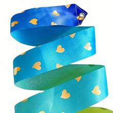 Random Color, 1pc Shiny Gymnastics Ribbon With Rotating Dance Wand - A Colorful Dance Ribbon With Stars, Perfect For Performance, Show And Practice. Made Of High-Quality, Flexible Material. - Multicolor - View 9