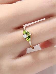 Vanel 1pc Fashion Fresh 3D Bee Embossed Design Ring, Suitable For Spring Flower Field Travel Photography, Office Work, Afternoon Tea Date, Short Trip To Ancient Town - Yellow Gold - View 4