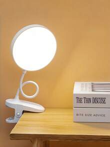 1 pieza Lámpara de escritorio LED, luz de lectura con clip de control táctil, 3 temperaturas de color, recargable por USB, luz suave de protección ocular, lámpara de escritorio, iluminación de mesita de noche, lámpara táctil, iluminación, brillo ajustable - Multicolor - Ver 11