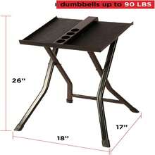 Dumbbell Rack Weight Storage Rack Home Gym - Multicolor - View 3