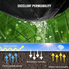 Polypropylene Woven Control Fabric, UV Resistant Stable Ground Cover, Water Permeable Durable Barrier, Suitable For Garden, Farm, Orchard, Greenhouse Planting - A - View 8