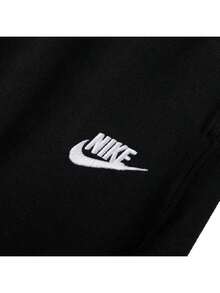 Nike Men's AS M NK CLUB KNIT OH PANT Soft Comfortable Sports Casual Pants FQ4333-010 - Black/White - View 7