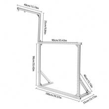 Tufting Frame 10-90cm Left/Right Adjustable For DIY Rug Mat Tapestry Hand Sewing - Default - View 4