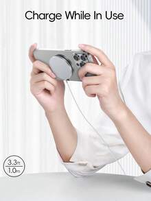 磁吸快充套裝 20W USB C 壁式充電器 + 15W 磁吸無線充電器 Type C 接口 超強磁吸吸附 相容 iPhone 17 Pro Max/17 Pro/17/16/15 手機 便攜式快速無線充電 - 查看 10