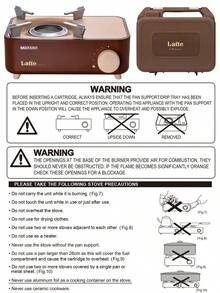 MAXSUN Portable Camping Gas Stove, Stainless Steel Adjustable Flame Gas Stove With Storage Box, Multiple Colors Available, Outdoor Picnic Fishing Hiking Survival Emergency Cooking Stove, Suitable For Coffee, Tea Heating, No Ignition Device Included - Coffee Brown - View 12