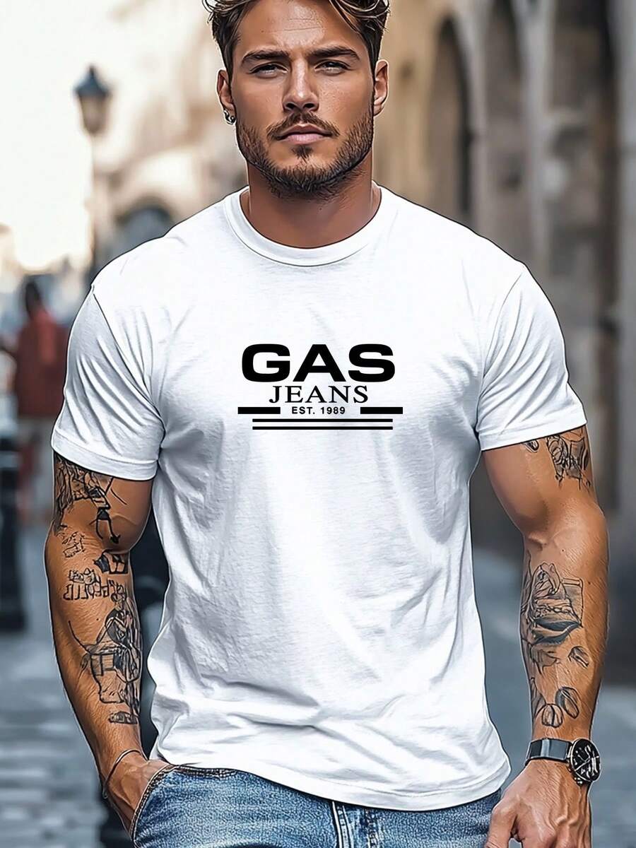 Men T-Shirts - 白色 - 查看 1