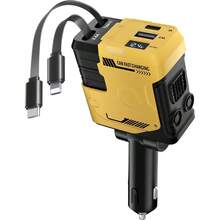 Fast Charging Retractable Car Charger, 66W 4-In-1 Car Phone Charger, Dual Retractable Cables, USB & Type-C Charging Adapter, Compatible With IPhone And Android, Essential Car Accessory, Gift For Men And Women - A - View 12