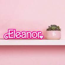 1pc Customized 3D Printed Name Plate, Personalized With Your Name, Fashionable And Unique Design, Suitable For Home Decor, Birthday, Holiday, Back To School Gift, Housewarming And Special Occasions - Multicolor - View 3