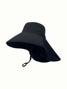 Women's Reversible Bucket Hat, Minimalist Versatile Design, Colorful Wide Brim Sun Hat, UV Protection, Suitable For Outdoor - Multicolor - View 2