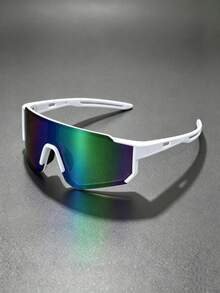 3pcs/2pcs/1pc Functional Reflective Lens Sports Eyeglasses, Outdoor Hiking Trekking Sun Protection Large Frame Goggles - Colorful - View 23