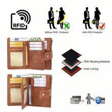 RFID Blocking Women Wallet Pu Leather Large Capacity Hasp Zipper Credit Card Holder Wallets Purse For Female,Women's Wallet - Multicolor - View 7