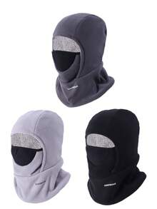 Masker Balaclava Bulu Domba Unisex, Masker Wajah Musim Dingin Hangat Tahan Angin, Masker Wajah Jaring Bernapas, Cocok untuk Mengendarai Sepeda Motor, Bersepeda, Snowboarding, Berburu, dan Perlengkapan Cuaca Dingin - Masker - View 5