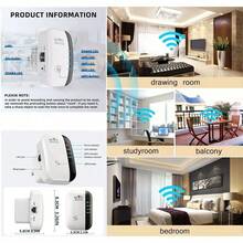 1 Pieza, Nuevo amplificador de señal WiFi /extensor de señal inalámbrica/amplificador de red, enrutador doméstico, área de cobertura de hasta 5000 pies cuadrados, puede conectar hasta 50 dispositivos, extensor de alcance WiFi, repetidor inalámbrico - Negro clásico - Ver 1