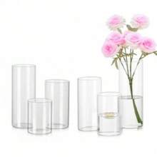 Candle Holders, Glass Vases, Transparent Hydroponic Glassware, Wedding Decorations - RMC0614-a - View 11