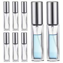 MUB Set Of 3 Fashion 10ML Glass Perfume Spray Bottles With Aluminum Nozzles, Perfect For Perfume Refills, Press-Type Empty Bottle Design - View 6