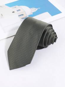 1PC Men's Fashion Solid Color Hand-Tied Necktie, Suitable For Daily Wear, Workplace, Party, Formal Suit Matching - Multicolor - View 11