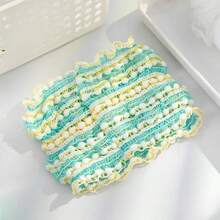 Faixa Elástica para Lavar o Rosto Feminina, Elástico para Cabelo para Cuidados com a Pele e Maquiagem, Acessório de Cabelo Minimalista, Faixa Sem Vincos e Sem Pressão para Lavar o Rosto e Decoração Externa - Multicolorido - Visão 8