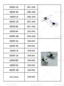 GLANBERT 2pcs LED Car Door Logo Projector Welcome Ghost Projection Light Suitable For Lexus RX ES GX LS LX IS GS RC UX Series IS250 IS300 IS350 Car Decoration Light - Compatible With LEXUS - View 6