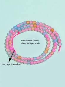1 Strand 4/6/8/10mm Multicolor Natural Stone Beads Tourmaline Tiger Eye Agates Shell Loose Spacer Beads For Jewelry Making DIY Bracelets Accessories - Multicolor - View 59