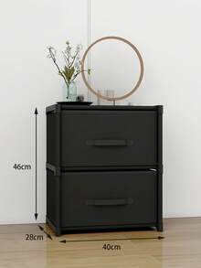 Multifunctional Portable Cube Storage Cabinet With Drawers, Dustproof Wardrobe, Shelves, Shoe Rack, Freestanding Display, Easy Assembly, Floor Standing Storage Rack For Bedroom, Living Room, Kitchen, Office, Holiday Decor, Christmas Gift - Multicolor - View 13