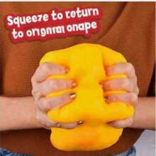 1pc Extra Large Square Cheese Squeeze Toy, Soft Slow Rebound Stress Relief Squishy, Needdoh - Multicolor - View 1