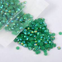 ICIQ 多色免加熱樹脂果凍水晶水鑽,平底水晶水鑽,適用於裝飾衣物、帽子、鞋子及其他日常用品 - 5mm 1200pcs - 查看 16