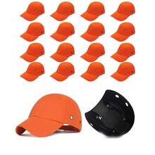 Bone com Capacete de Seguranca EPI Kit 16 Uni Obra Casquete Trabalho Protecao Resistente Reparo - A - Visão 1
