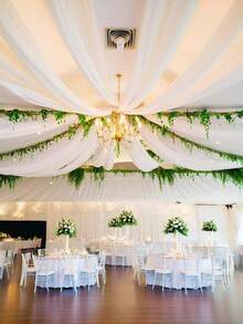 Lightweight Mesh Fabric, Wedding Drapes, Multiple Colors Available, Outdoor Drapes Decoration, Party Backdrop Setup, Wedding Arch, Wedding Fabric, Outdoor Garden Decoration, Wedding Season, Birthday Holiday Party Decoration, Party Backdrop, Garden Mesh, Ideal Choice For Gifts, Gathering Mesh Decoration - A - View 8