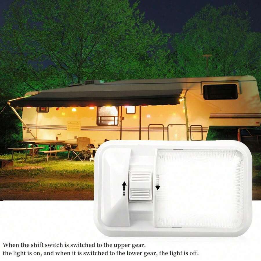 12V LED RV Ceiling Lamp - Interior Lighting For RVs - Suitable For Trailers, Camper , And Boat-Based RVs - 1pcs Single Dome Light - View 1