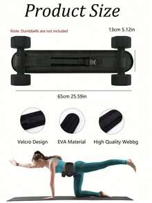 Fashionable Adjustable Home Fitness Core Training Waist Belt With Quick Release Buckle, Strength Training Wrist And Ankle Weights, Suitable For Women And Beginners, Fitness Hip Bridge Band For Lower Body Strength - Multicolor - View 7