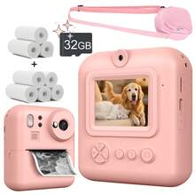 Kamera Digital Cetak Instan HD 1080P Baru, Dilengkapi Kertas Cetak dan Kartu Memori 32G, Kamera HD Ganda, Sempurna untuk Perekaman Video dan Fotografi, Cocok untuk Remaja dan Pemula, Hadiah Ideal untuk Anak Laki-laki dan Perempuan. - MultiWarna - View 16