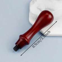 Letter A~Z 3D Embossed Iris Flower Wreath Wax Seal Stamp Head (Handle Not Included, Handle Sold Separately), Initial Wax Seal Stamp Head, Thickened Brass Stamp Head - Single Piece - View 29