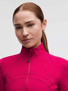 Lululemon Define Cropped Jacket Nulu Black-For Yoga Gym Running-Sweat-Wicking-Yoga-All Seasons Sport-Spring/Summer-Autumn/Winter-Back To School - Mulberry Spark - 查看 4