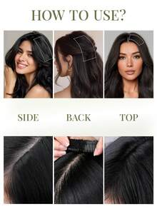DNE HAIR 4pcs Ekstensi Rambut Manusia Lurus Jepit, 8 Jepit Desain Tak Terlihat Tenunan Ganda 99J# Rambut Asli Merah Anggur, 12-18 Inci, Tahan Lama Anti Rontok, Tekstur Lembut & Tebal, Cocok Untuk Pemakaian Seluruh Kepala, Pemakaian Sehari-hari, Cosplay Liburan, dan Penataan Gaya Musiman - S99J - View 5