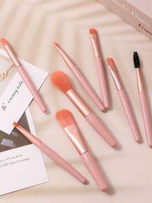 High Quality 8pcs Portable Makeup Brush Set, Soft Bristle Brushes For Concealer Powder Eyeshadow, Cosmetic Tools,Brush Set,Makeup Brush Kit,Make Up Brush Set,Make Up Set Complete,Makeup Brush Set,Complete Makeup Kit,Brush Kit,Brushes Makeup Set,Makeup Gift Set,Set,Giveaways,Professional Makeup Brushes,Complete Makeup Set - Multicolor - View 14