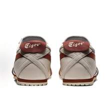 Asics Authentic Onitsuka Tiger Mexico 66 Leather Sneakers - White/Blue/Red Classic Low-Top | Premium Japanese Heritage Footwear | Slim-Profile Lightweight Trainers - 米色 棕色 藍色 - 查看 5
