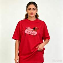 Women Senior T-Shirts & Tops - Red - View 3