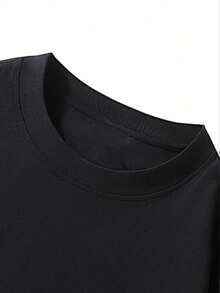 Men T-Shirts - 黑色 - 查看 5