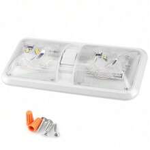 12V LED RV Ceiling Lamp - Interior Lighting For RVs - Suitable For Trailers, Camper , And Boat-Based RVs - 1pcs Double Dome Light - View 7