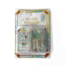 Stiker PVC Transparan Jendela Kaca Q-Lia, Bahan Kolase Scrapbooking 3D Foil Emas - MultiWarna - View 9