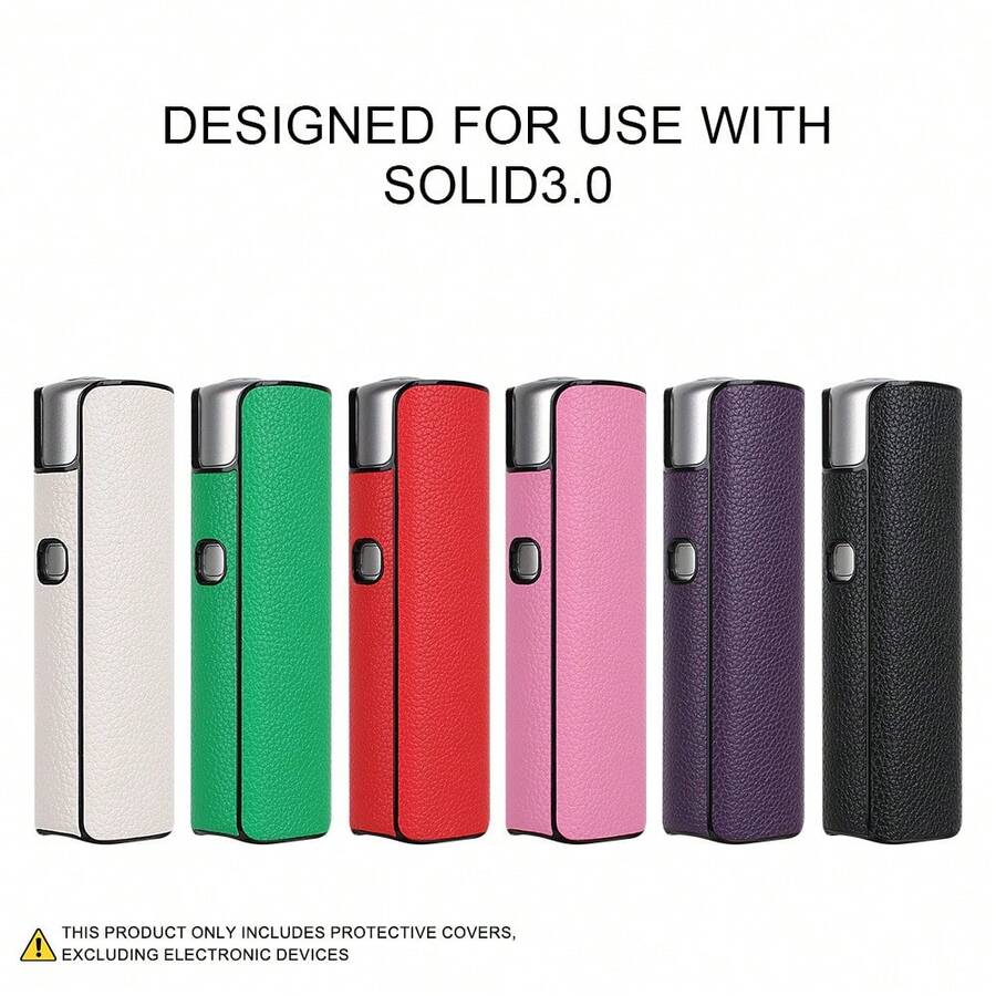 1PC PU Leather Protective Case Cover For HILO/SOLID Series Device, Slim Anti-Scratch Shockproof Skin, Stylish Portable Accessory For Daily Use
