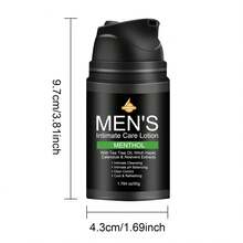 SUMIFANG Krim Perawatan Intim Pria Mint Cooling, Tea Tree & Aloe Vera, pH Seimbang, Perawatan Intim yang Menyegarkan untuk Pria Aktif, Bebas Alkohol, Penghilang Bau, 50g - View 3